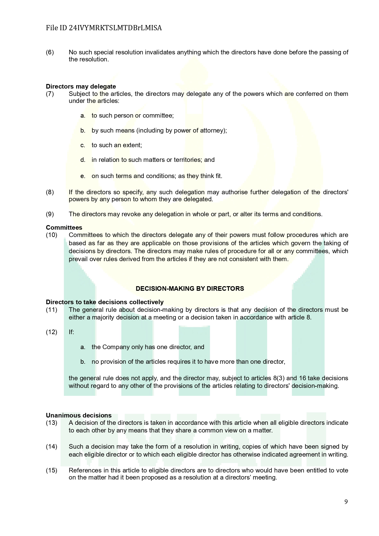 BYLAWS BrL IVY MARKETS LIMITED_page-0009